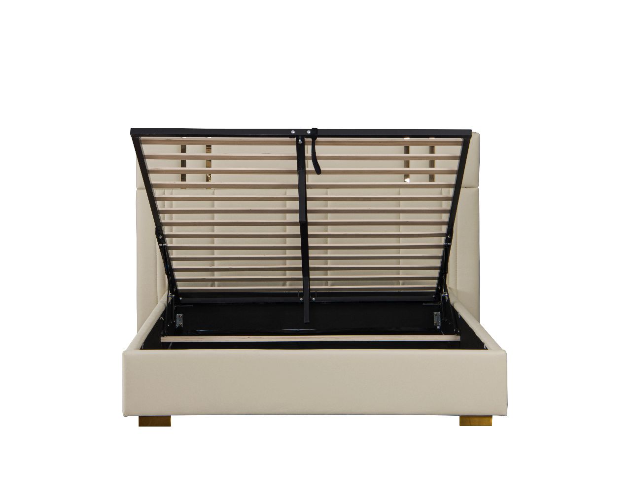 Lillian Bed PU leather with Gaslift