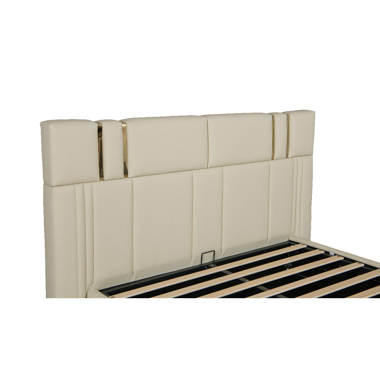 Lillian Bed PU leather with Gaslift