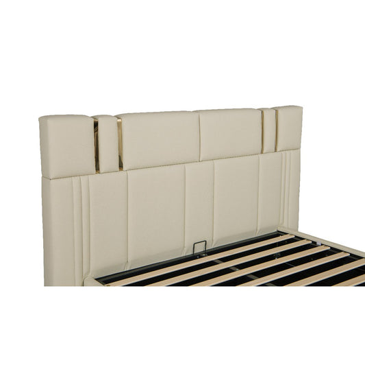 Lillian Bed PU leather with Gaslift