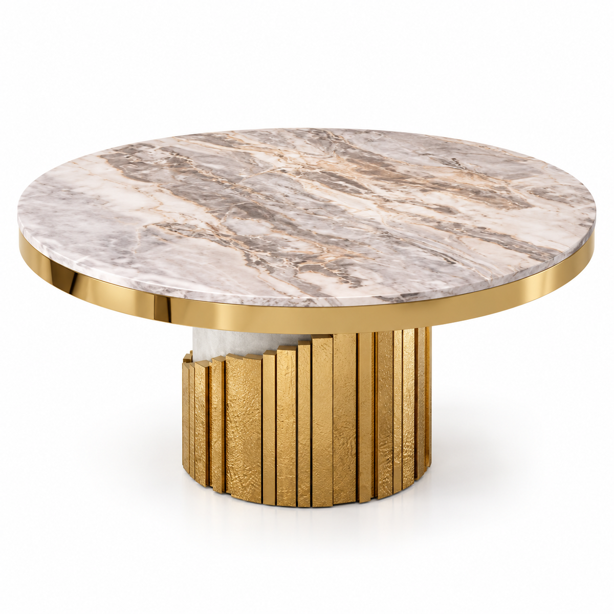 Camila Round Marble Coffee Table