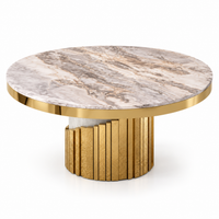 Camila Round Marble Coffee Table