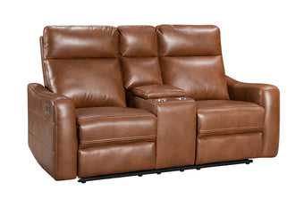 compare product Nadia Leather 2-Seater Manual Recliner