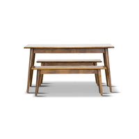 Revero 3PC Bench Set Table