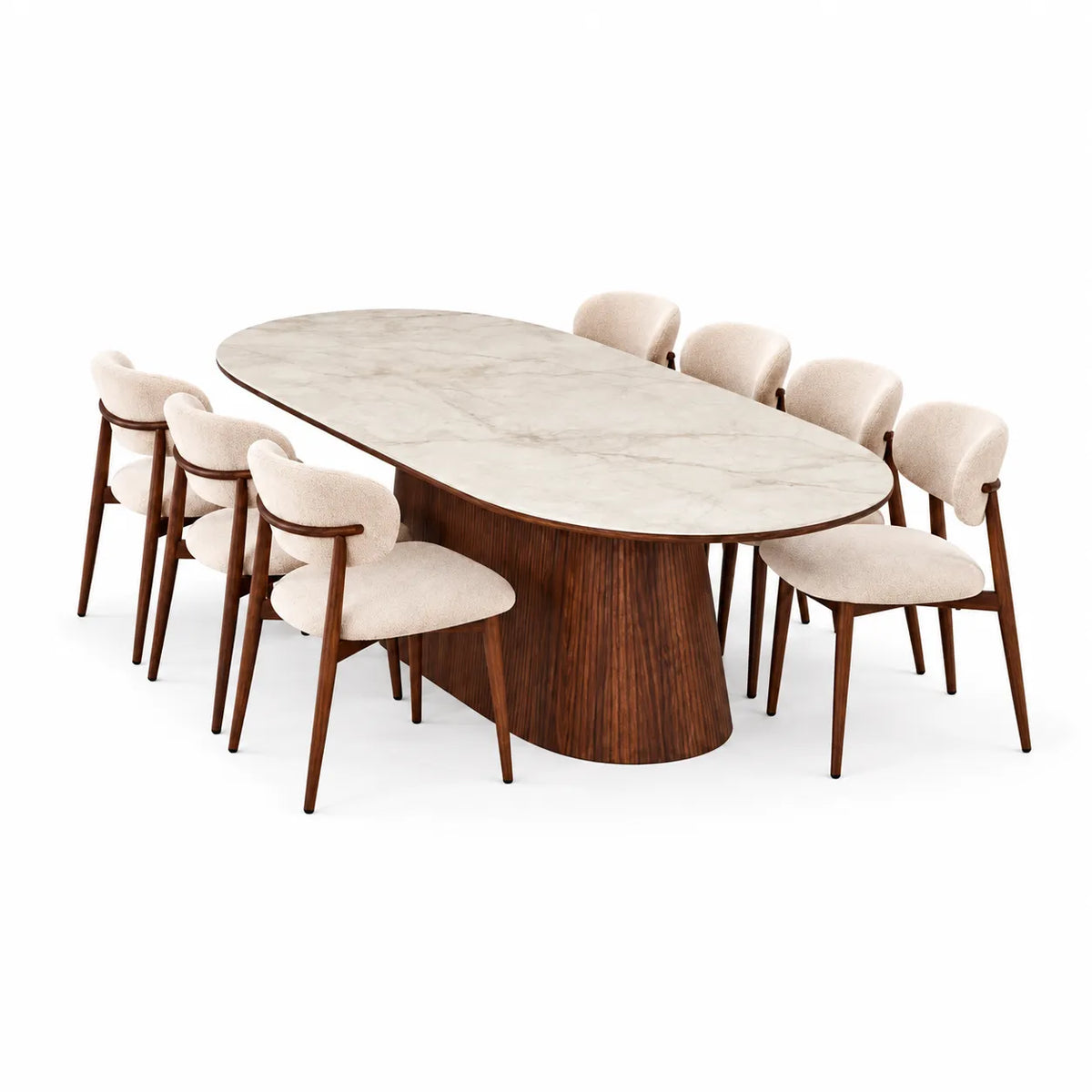 Ollie Contemporary Dining Table 220cm