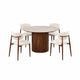 Ollie Contemporary Round Dining Table 120cm
