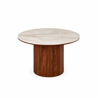 compare product Ollie Contemporary Round Dining Table 120cm