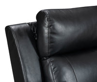 Modern home theatre lounge featuring 4 power recliners, a storage console, and USB ports for ultimate comfort and convenience.