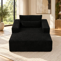 Retreat Single Seater Soft Corduroy Lounge