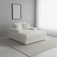 Retreat Single Seater Soft Corduroy Lounge