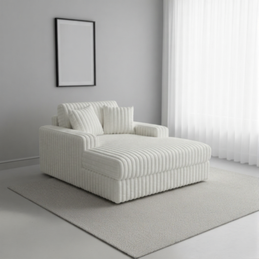 Retreat Single Seater Soft Corduroy Lounge