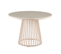 Santino Travertine Dining Table 110cm Round