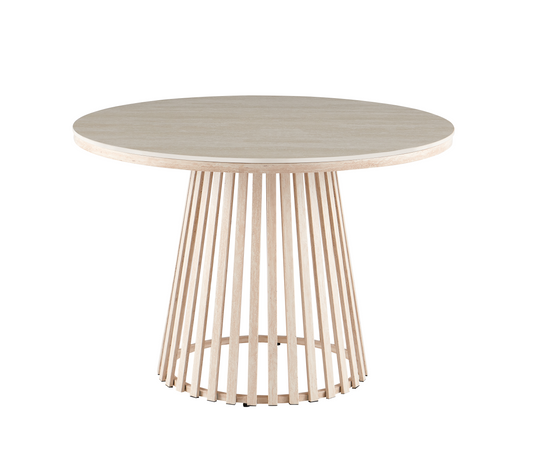 Santino Travertine Dining Table 110cm Round