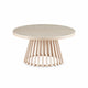 Santino Travertine Coffee Table 80cm Round