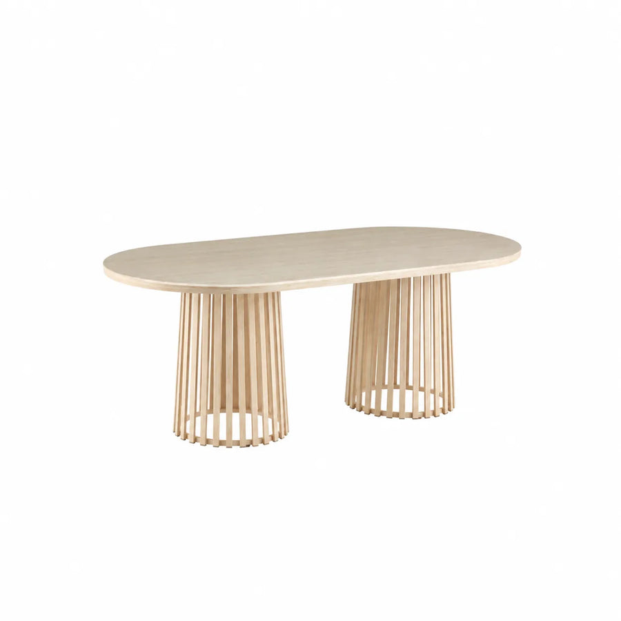 Santino Travertine Dining Table 180cm