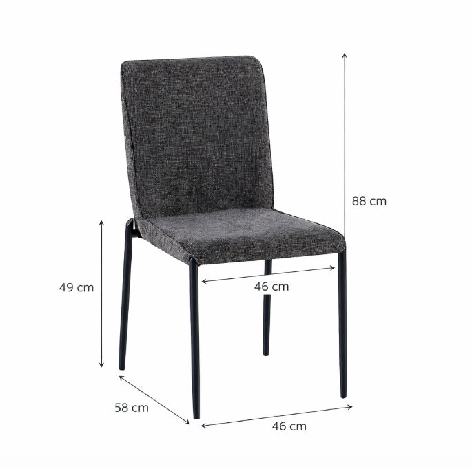 Luca Fabric Dining Chair