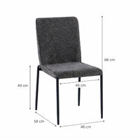 Luca Fabric Dining Chair