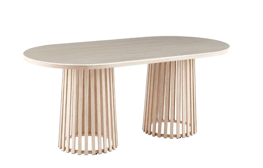 Santino Travertine Dining Table 180cm