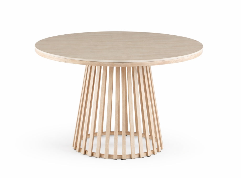 Santino Travertine Dining Table 110cm Round