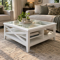 Summer Square Glass Coffee Table