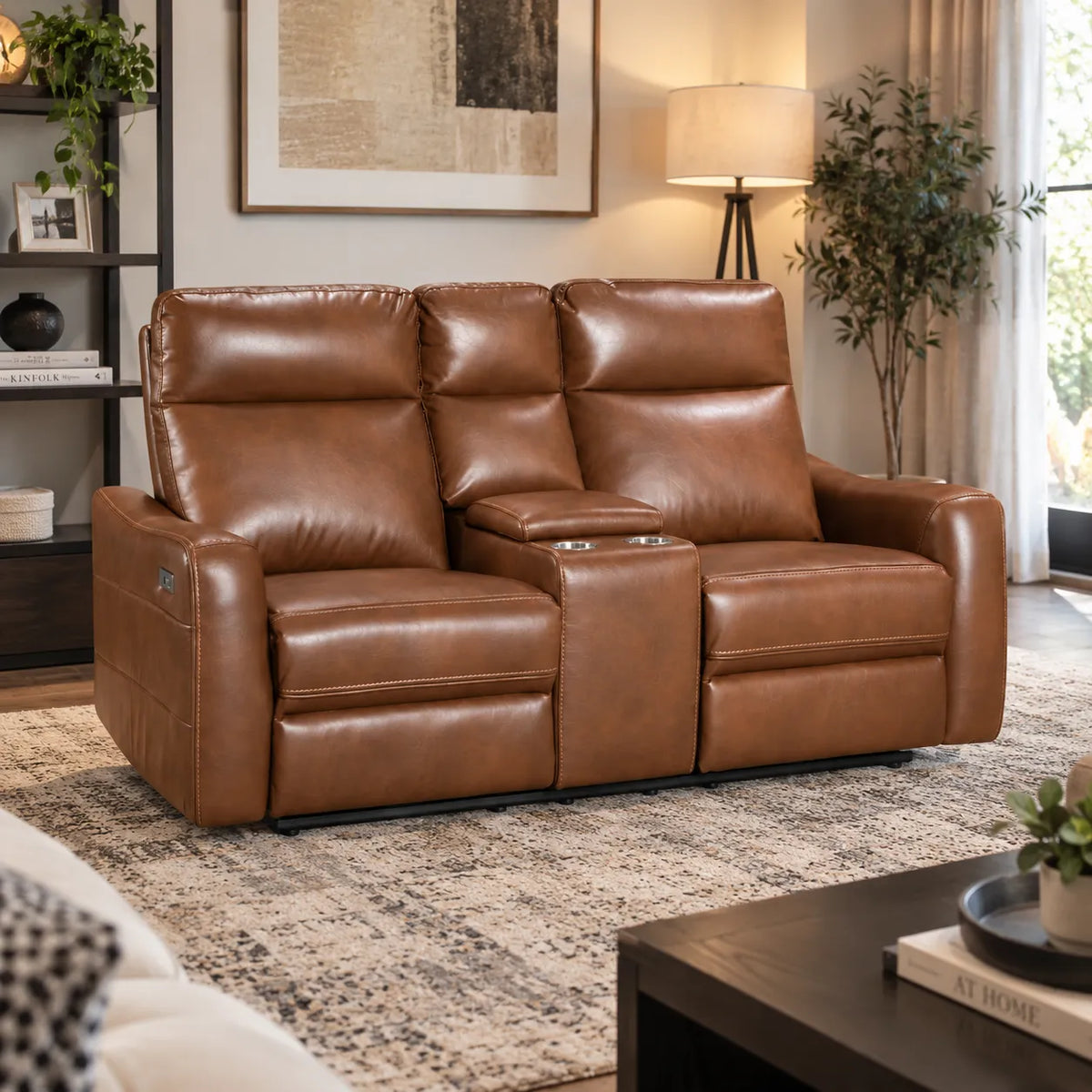 Nadia Lounge With Electric Recliners