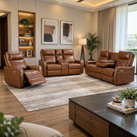 Nadia Lounge With Electric Recliners