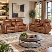 Nadia Lounge With Electric Recliners
