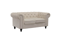 Toronto Chesterfield Fabric Lounge – 2-Seater