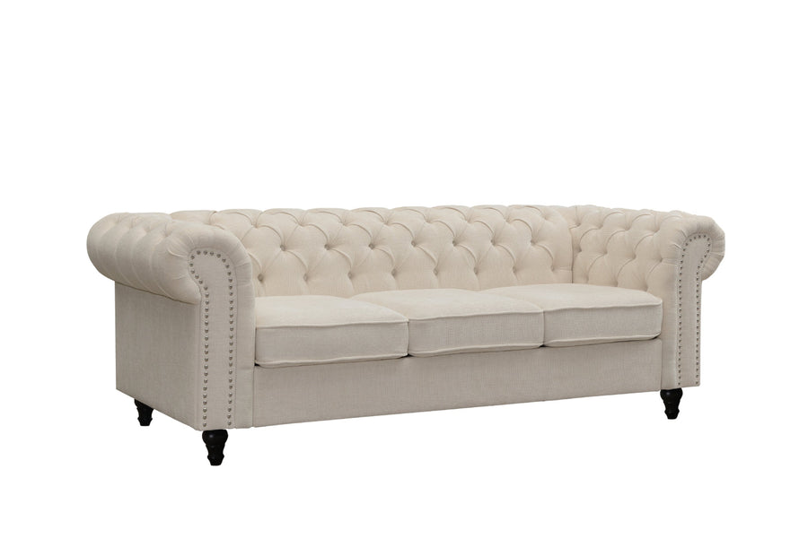 Toronto Chesterfield Fabric Lounge – 3-Seater
