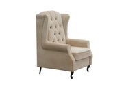 Toronto Velvet Fabric Armchair – Single Seater