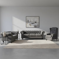 Toronto Velvet Fabric Lounge