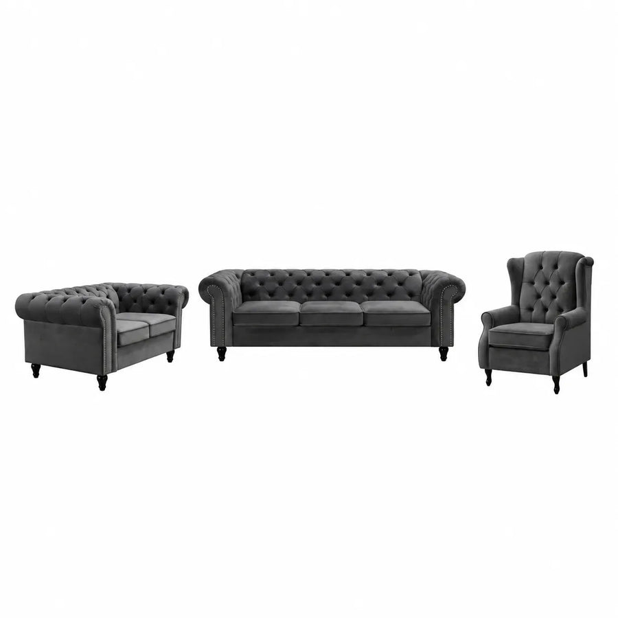 Toronto Velvet Fabric Lounge