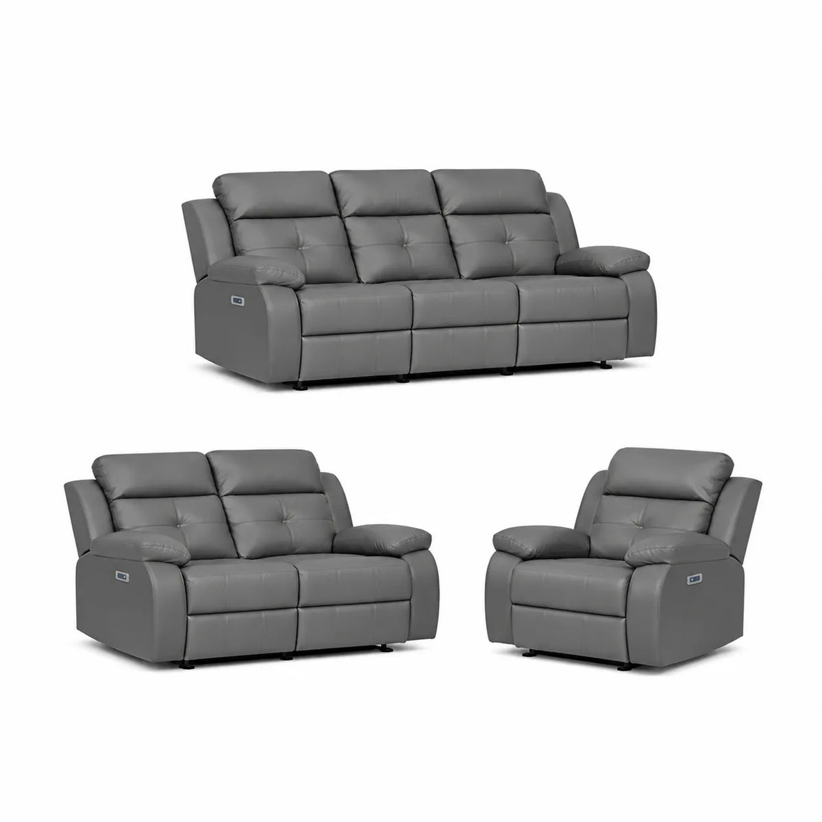 Travis Lounge With Electric Recliners