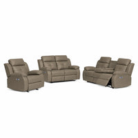 Travis Lounge With Electric Recliners
