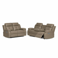 Travis Lounge With Electric Recliners