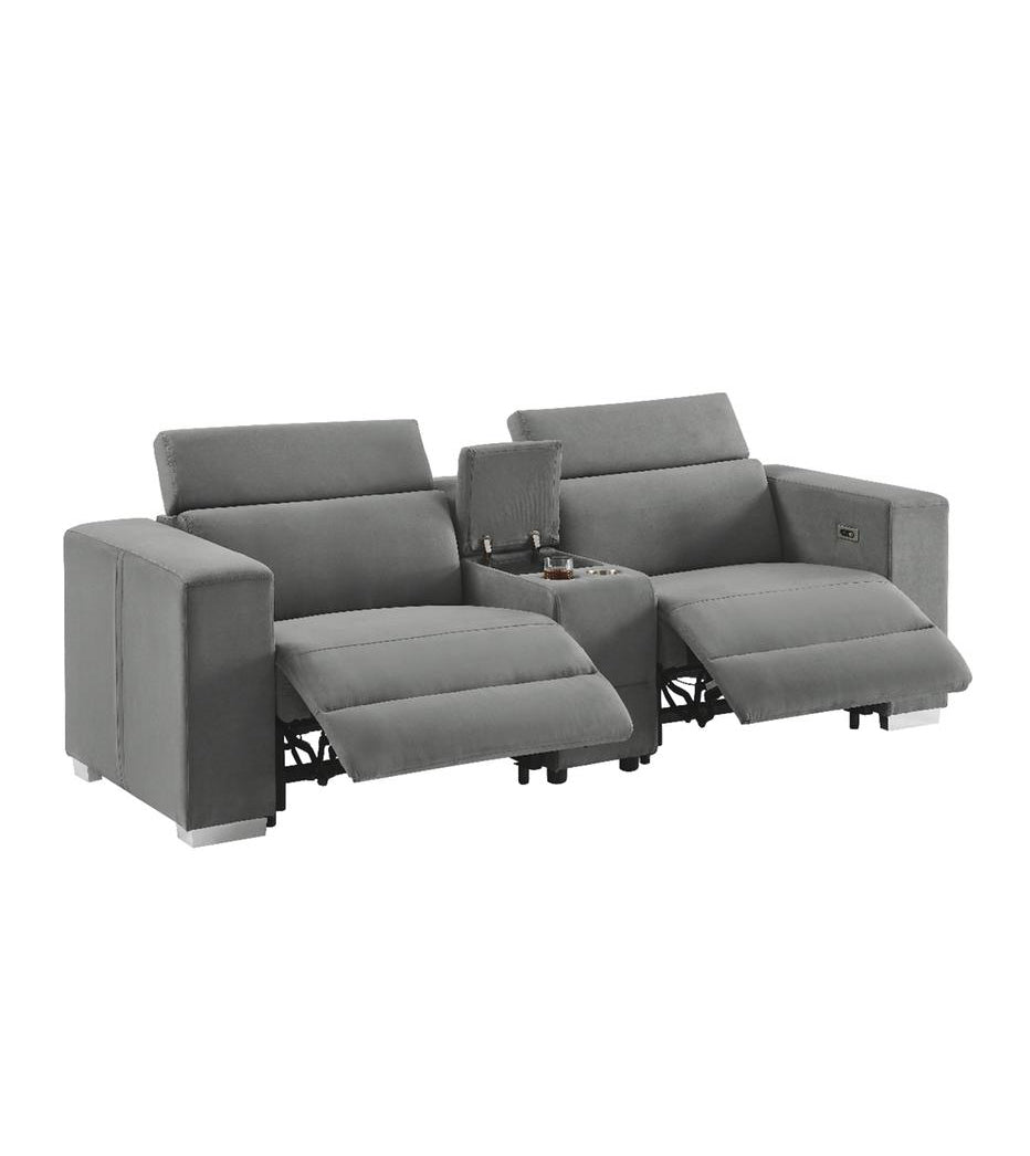 Tripoli Fabric 3+2 Seater Lounge with Electric Recliners