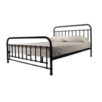 Alicia Double Metal Bed Black