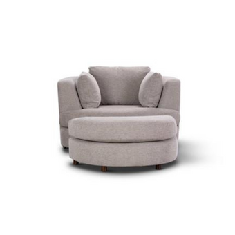 compare product Orlandino Swivel Chair with Ottoman