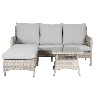 compare product Priestly Outdoor 3pc Sofa Et-Light Grey