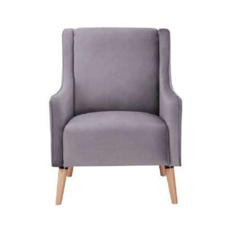Rose Arm Chair with soft-touch fabric and sturdy springs, enhancing a modern living space.