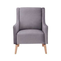 Rose Arm Chair with soft-touch fabric and sturdy springs, enhancing a modern living space.