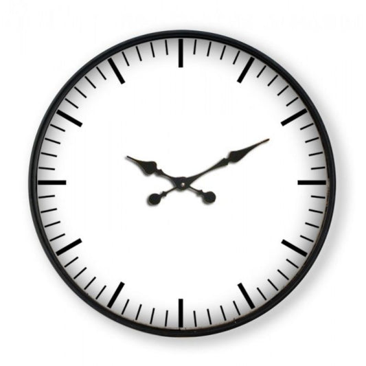 White Wall Clock 58cm