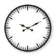 White Wall Clock 58cm