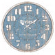 Blue Iron Wall Clock