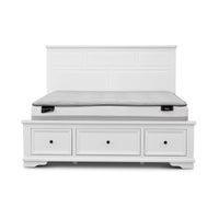 Vana Bed With Storage at Footboard