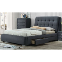 Verona Bed with 4 Drawers, 2 on each side