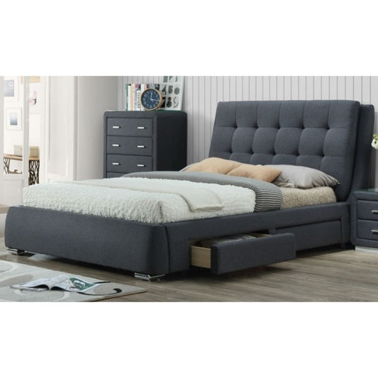 Verona Bed with 4 Drawers, 2 on each side