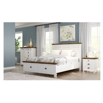 compare product Lynbook 4PC Bed, Tallboy & Bedsides - KIT