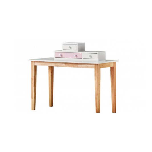 ROXANNE 3 DRW DESK 120X55X98.8CM-PINK(2CTN)