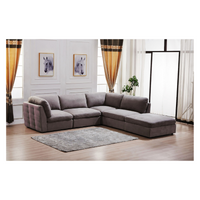 Ava Corner Modular Lounge with Ottoman