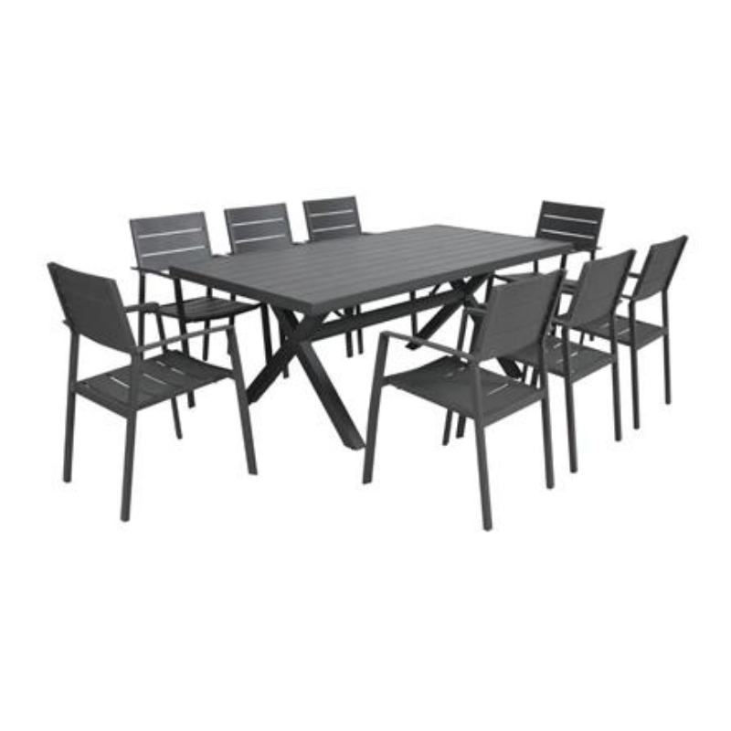 ISLE OUTDOOR DINING TABLE 200X100X74CM